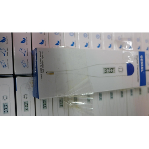 2236 - 90 Genial digital thermometers - all unused and boxed