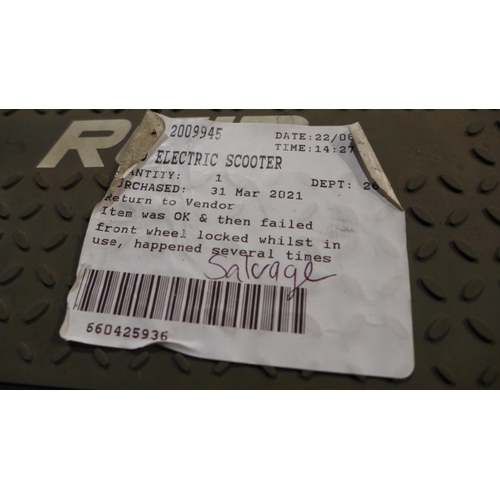 3038 - Reid Electric Scooter with Charging Lead, Original RRP £389.99 + vat (276-190)  * This lot is subjec... 