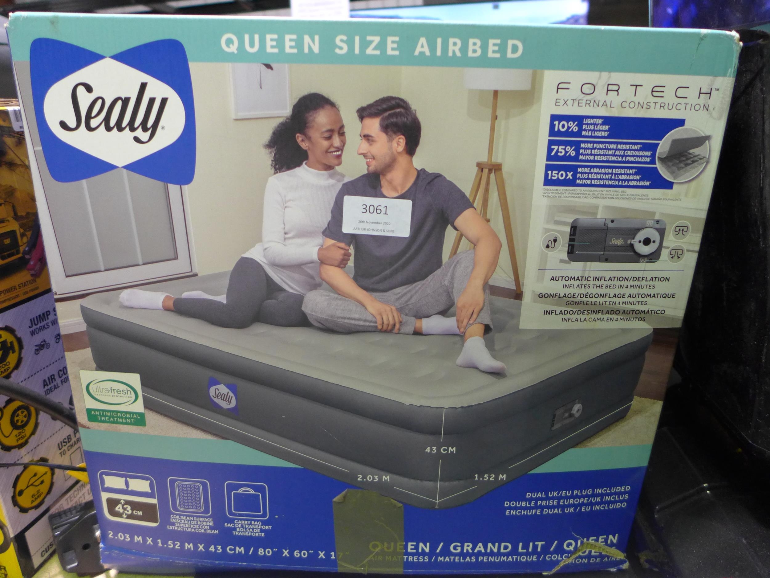 sealy fortech airbed