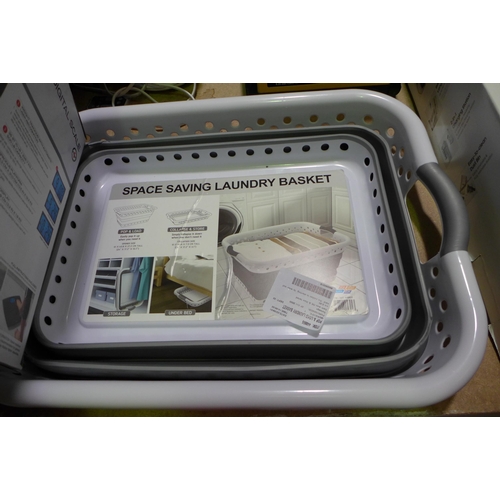 3062 - Pop & Load Laundry Basket and Taylor Bath Scales (273-133,138) * This lot is subject to VAT