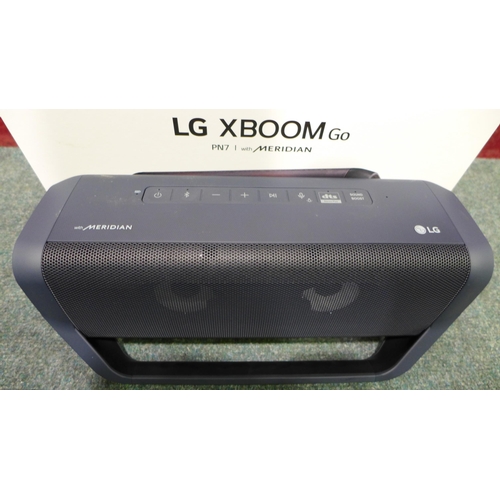 3067 - LG XBoom Go PN7 Wireless Speaker, original RRP £114.99 + VAT (273-59) * This lot is subject to VAT