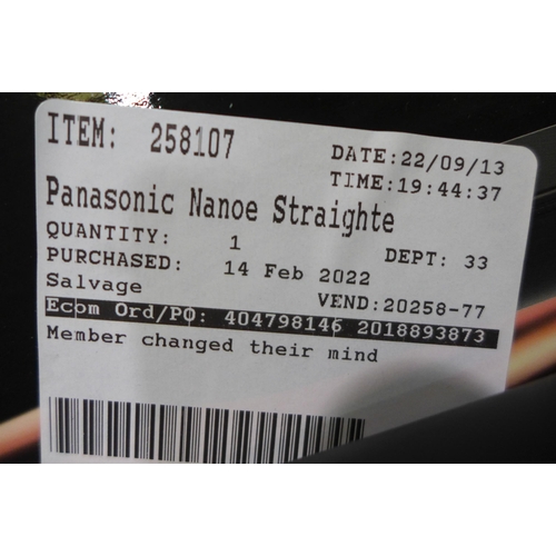 3075 - Panasonic Hair Straighteners - NANOE ROSE GOLD EH-HS99    (276-165)  * This lot is subject to vat