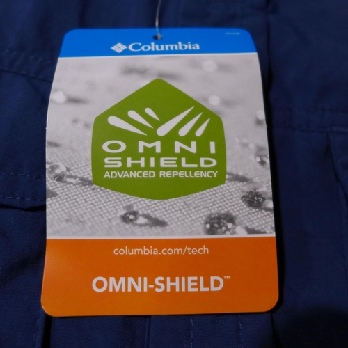 3137 - 10 Men's Columbia blue Omni-Shield Active shirts - size XL * this lot is subject to VAT