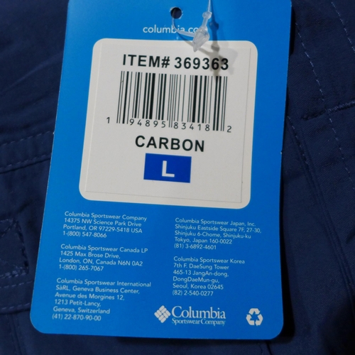 3138 - 10 Men's blue Columbia Omni-Shield Active shirts - size L * this lot is subject to VAT