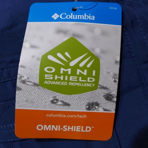 3139 - 10 Men's blue Columbia Omni-Shield Active shirts - size L * this lot is subject to VAT