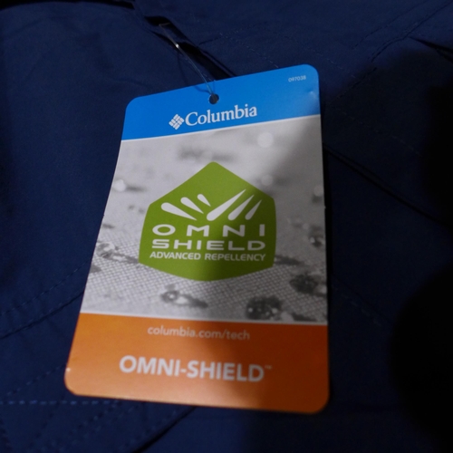 3142 - 10 Men's blue Columbia, Omni-Shield Active shirts, size M * this lot is subject to VAT