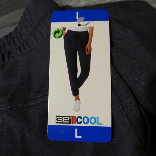 3146 - 10 Pairs of women's 32° Cool large blue joggers * this lot is subject to VAT