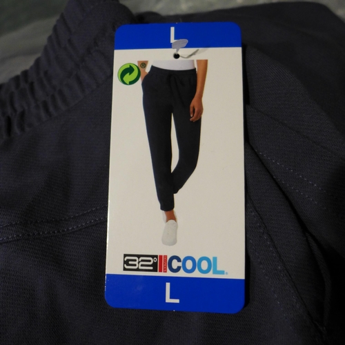 3147 - 10 Pairs of women's 32° Cool large blue joggers * this lot is subject to VAT