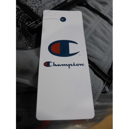 3171 - Bag of boy's Champion shorts - concrete and black - all size medium * this lot is subject to VAT