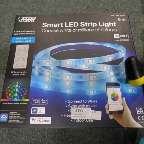 3199 - Feit Smart LED Strip Light and Atomic Power Poppers  (273-223,235) * This lot is subject to VAT