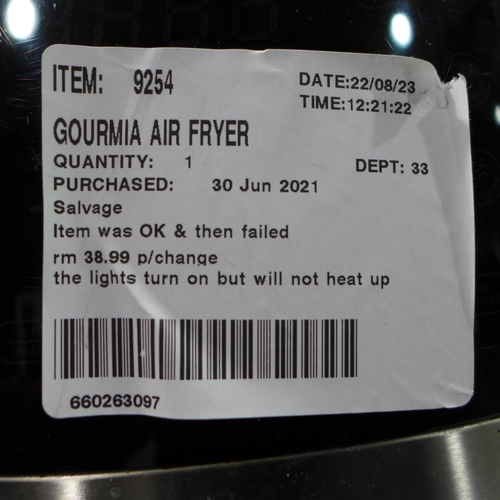 3223 - Gourmia Air Fryer (273-49) * This lot is subject to VAT