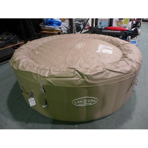 3230 - Lay-Z-Spa Inflatable Hot Tub With Cover with Pump. original RRP £399.99 + VAT (276-19)