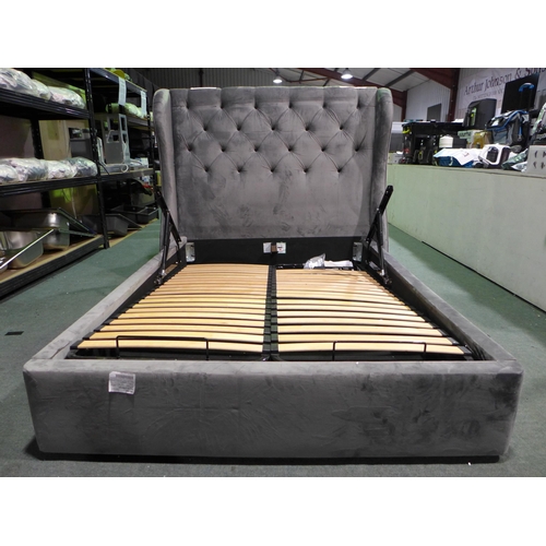 3257 - Furmanac Wing Double Ottoman Bed Frame, original RRP £699.99 + VAT (273-184) * This lot is subject t... 