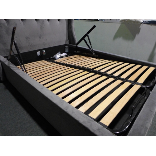 3257 - Furmanac Wing Double Ottoman Bed Frame, original RRP £699.99 + VAT (273-184) * This lot is subject t... 