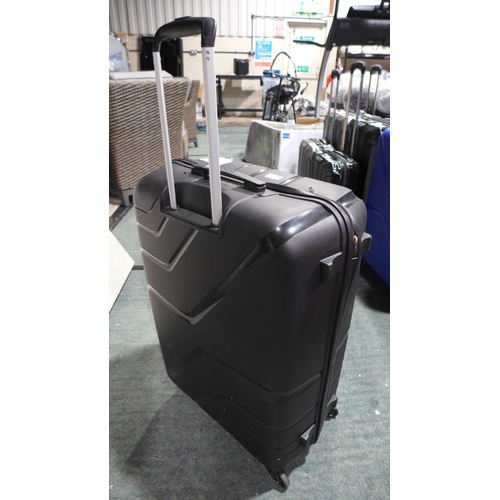 3271 - American Tourister Jetdriver Large Black 79cm 5-Wheel Hardside Spinner Case (273-227) * This lot is ... 