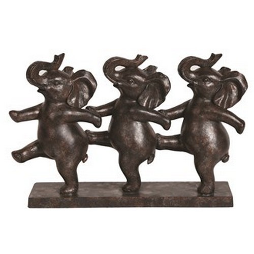 1412 - A model of dancing elephants, H 17cms (2949213)   #