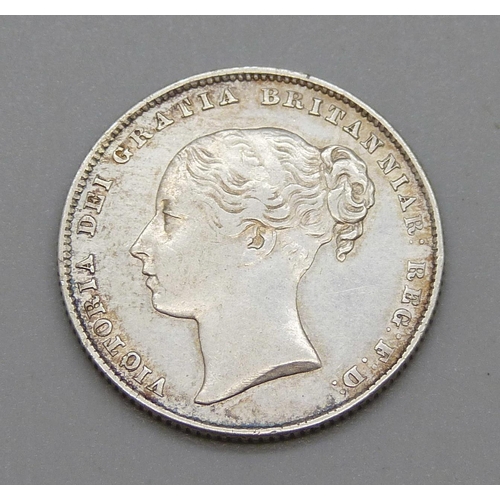 993 - An 1862 one shilling coin