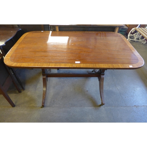 299 - A George IV mahogany library table