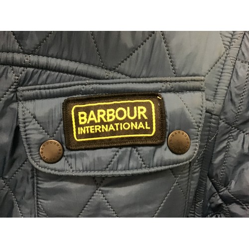 2252 - Barbour blue ladies jacket, International