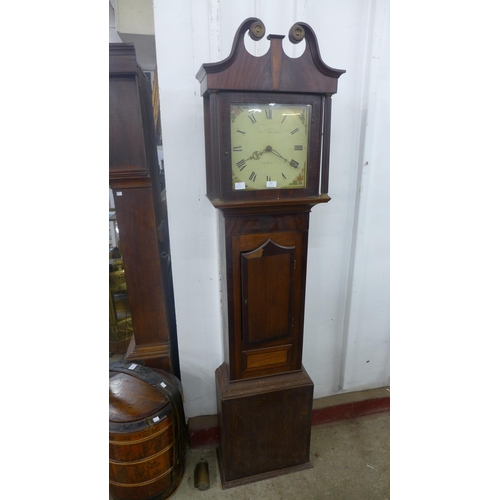 224 - A George III mahogany 30-hour longcase clock