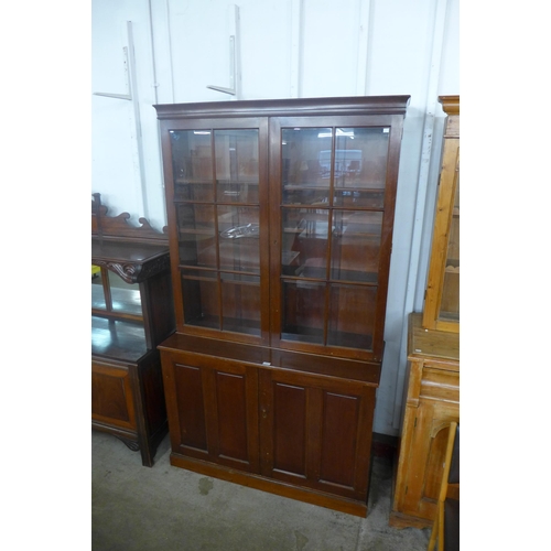 227 - A Victorian mahogany bookcase