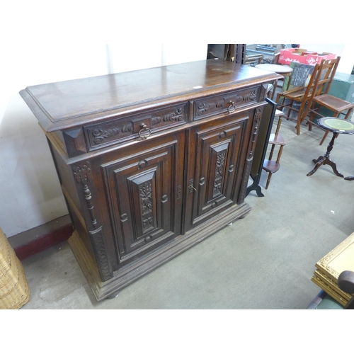 321 - A 19th Century French carved oak dresser