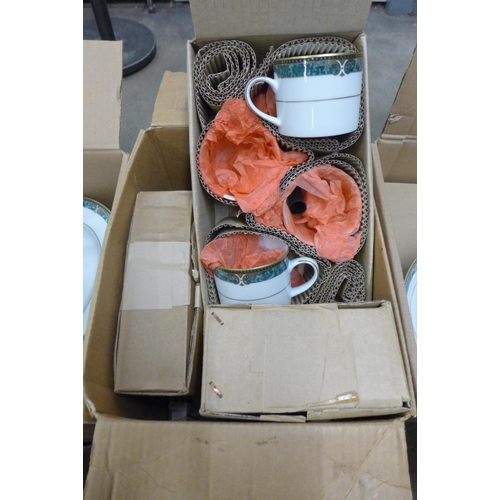 1202 - Julienne pattern dinnerwares, three boxes **PLEASE NOTE THIS LOT IS NOT ELIGIBLE FOR POSTING AND PAC... 