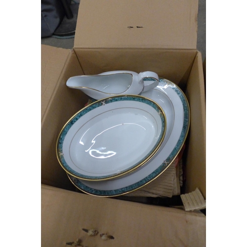 1202 - Julienne pattern dinnerwares, three boxes **PLEASE NOTE THIS LOT IS NOT ELIGIBLE FOR POSTING AND PAC... 