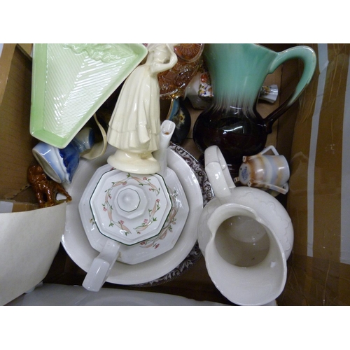 1208 - A box of mixed decorative china **PLEASE NOTE THIS LOT IS NOT ELIGIBLE FOR POSTING AND PACKING**