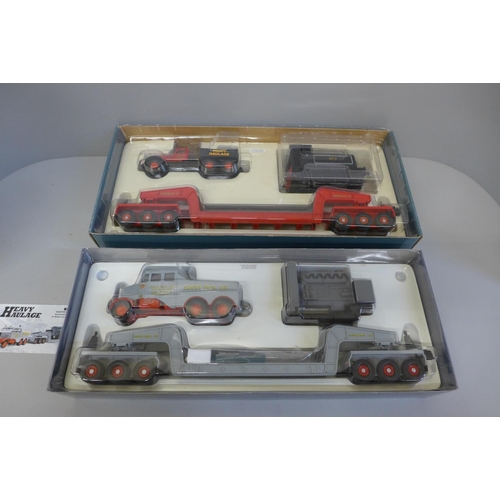 685 - Two Corgi Classics Heavy Haulage die-cast model vehicles, boxed