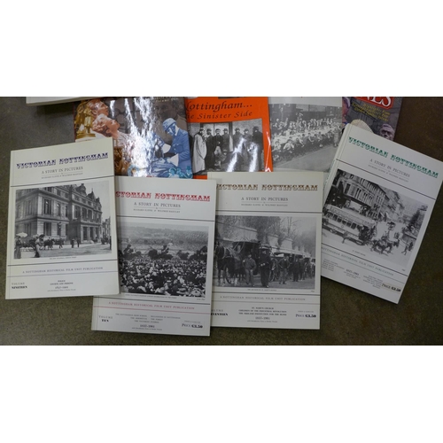 695 - A collection of Nottingham guide books and local history books