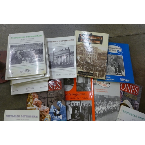 695 - A collection of Nottingham guide books and local history books