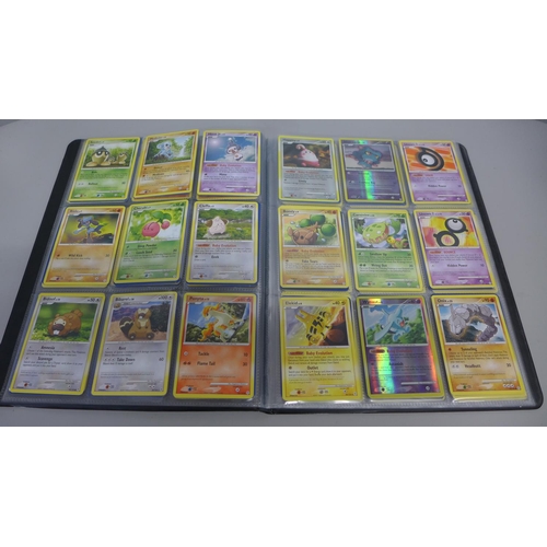 732 - 132 Pokemon cards of various sets including Diamond and Pearl set including Torterra lvl.x, Jungle s... 