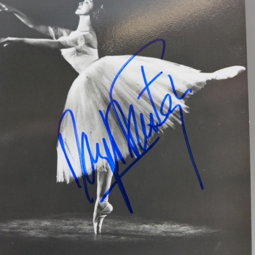 785 - Margot Fonteyn: a small publicity photo, signed in blue pen