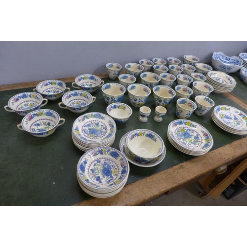 807A - Mason's Regency dinnerwares; tureen, plates, side plates, bowls, soup bowls, saucers, etc. **PLEASE ... 