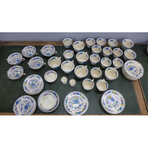 807A - Mason's Regency dinnerwares; tureen, plates, side plates, bowls, soup bowls, saucers, etc. **PLEASE ... 