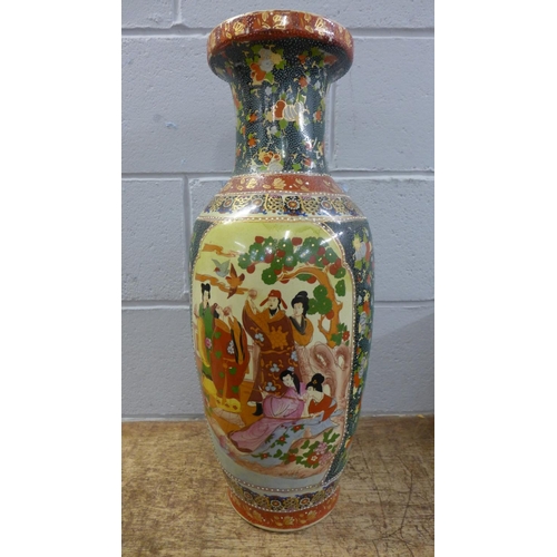 808 - A Chinese style temple vase, 55cm tall