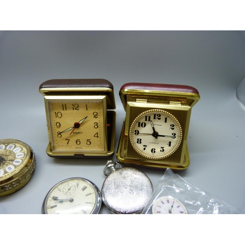 900 - Pocket watches, travel clocks, etc.