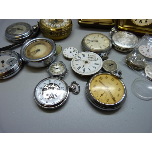 900 - Pocket watches, travel clocks, etc.