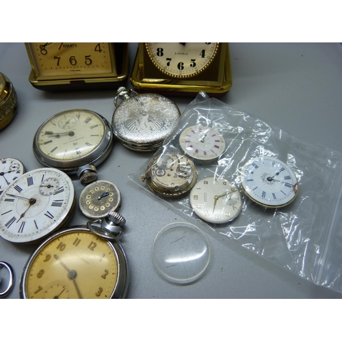 900 - Pocket watches, travel clocks, etc.