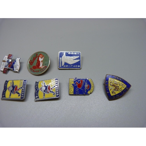 961 - Nine 1960's Butlins badges