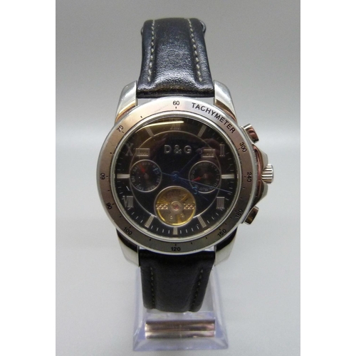 969 - A Dolce & Gabbana designer wristwatch