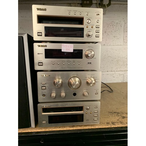 2271 - TEAC micro stereo; 2 CD players pre and main amplifiers and speakers