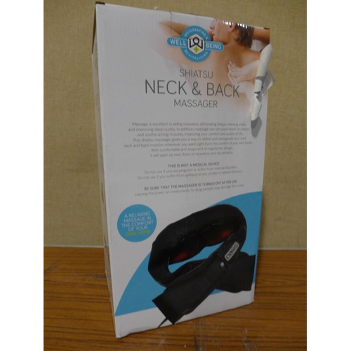 3004 - Wellbeing Shiatsu Neck  massager (277-111 ) * This lot is subject to vat