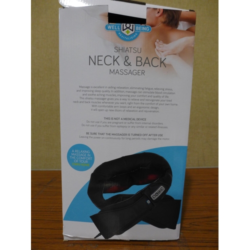 3006 - Wellbeing Shiatsu Neck  massager (277-113 ) * This lot is subject to vat