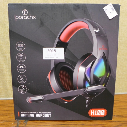 3018 - iParachx gaming head set