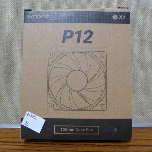 3019 - Four P12 computer case fans