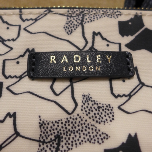 3031 - Radley Textured Dog Print ladies side bag