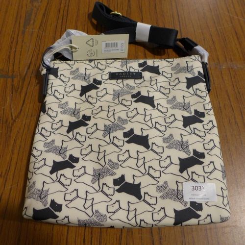 3031 - Radley Textured Dog Print ladies side bag