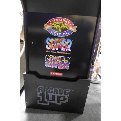 3070 - Arcade1Up Street Fighter 2 Champion Edition Arcade Game With power Lead  , Original RRP £329.99 + va... 